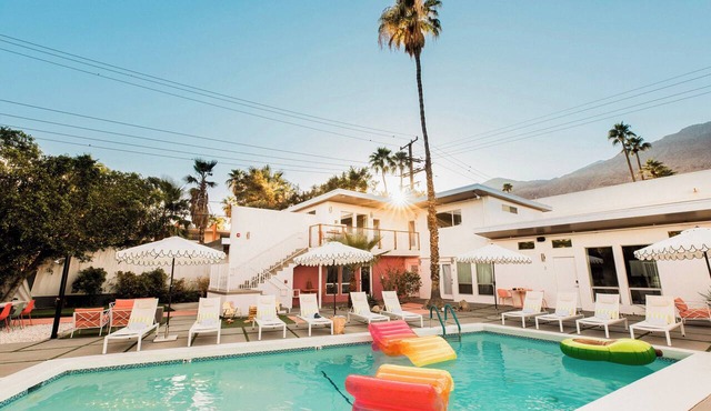 Communal Pool + Hot Tub | Dining + Spas + Joshua Tree | The Wesley by AvantStay