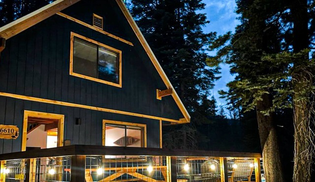 Dog-friendly house in the trees with spacious deck, firepit, hot tub & grill