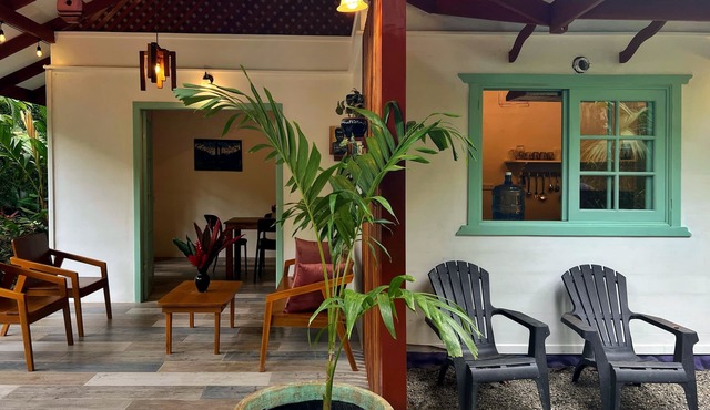 Fully equipped bungalow with private plunge pool in beautiful jungle garden