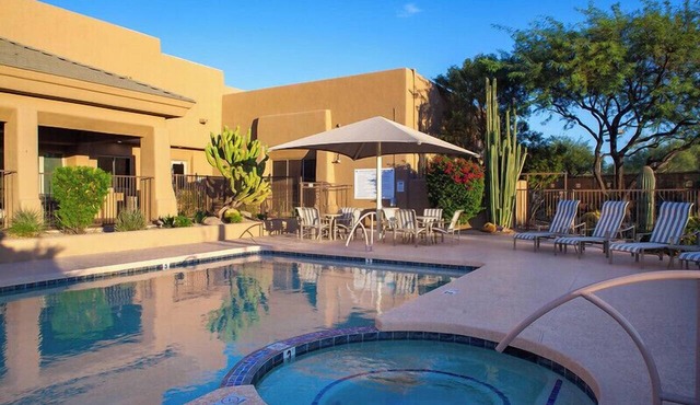Golf Course Desert Retreat with Private Patio