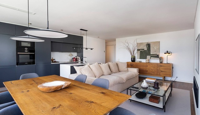 Luxury 2BR Penthouse with balcony near historic Belem with AC in charming Lisboa