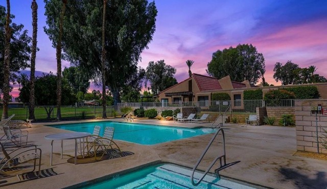Modern Fairway Retreat with Pool access in Bermuda Dunes Country Club.
