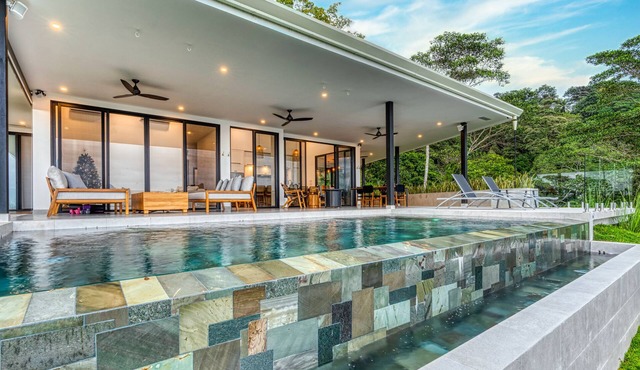 Modern Luxury with Expansive Ocean View and Covered Patio -Private Waterfall!