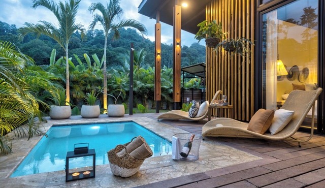 🌞NEW PEACEFUL CASA SWAN~ SMALL POOL WITH A VIEW~STARLINK~ A/C~ 🌴