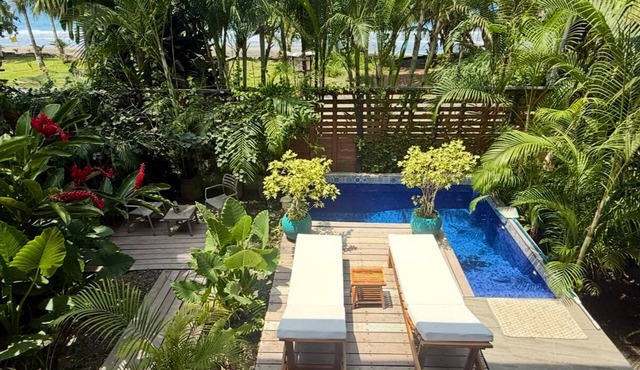 Oceanfront Caribbean Escape Steps to Sea Private Pool Retreat