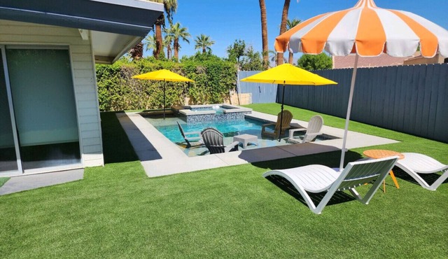 Palm Desert Villa 3min to El Paseo Pool Heat Incl.