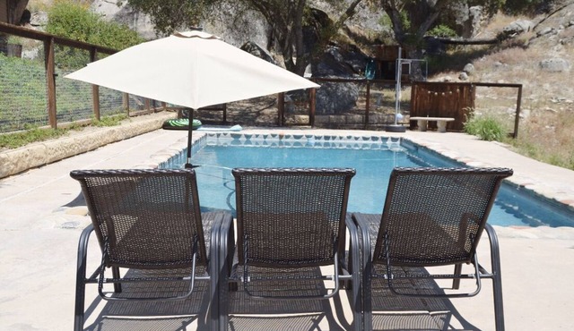 Poolside Granite Resort on the Way to Yosemite