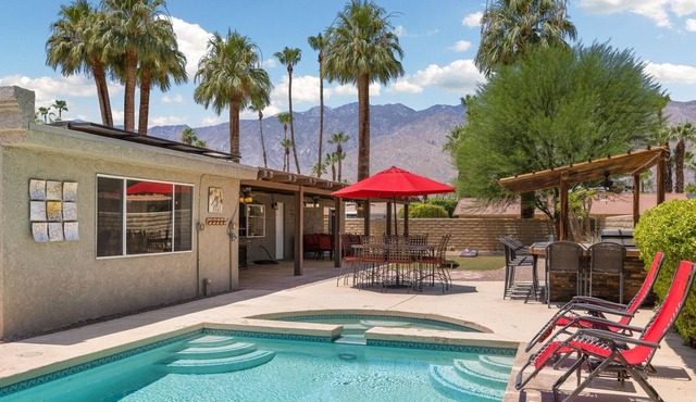 Poolside Serenity Under the Palms