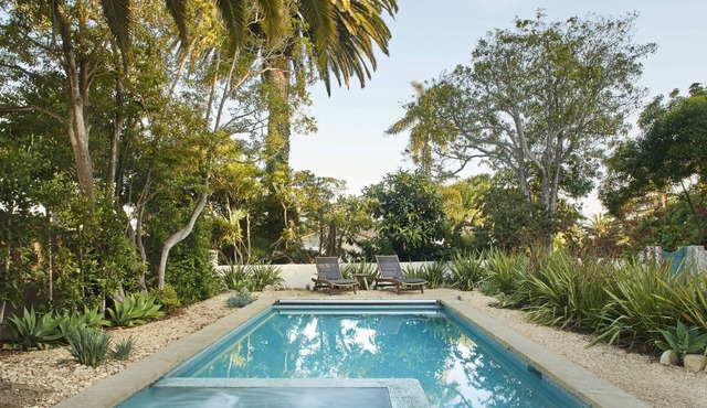 Private Heated Pool & Spa in Historical Adobe - only a two minute walk to the beach!