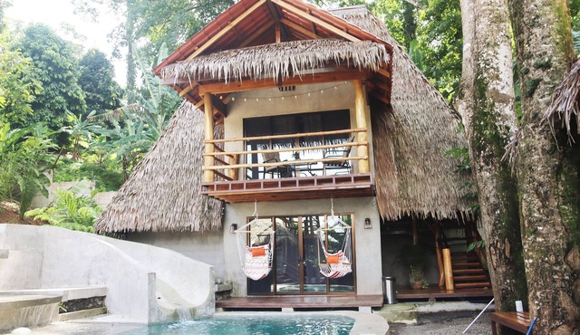 RAYA Bohemian Villa in Sunny Puerto Viejo with Water Slide Pool, WiFi, AC