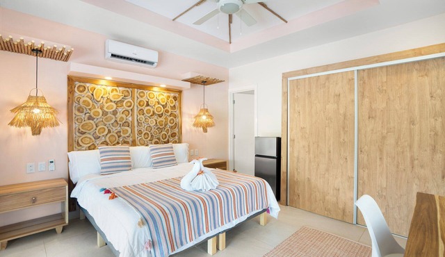 Resort-Style Stay w King Suite + Pool - Near Beach