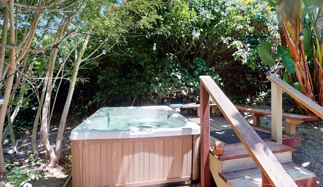 Spacious home with private backyard, W/D, AC, and fire pit