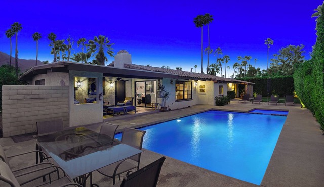 Spanish-style, centrally located and pet-friendly home with pool near downtown