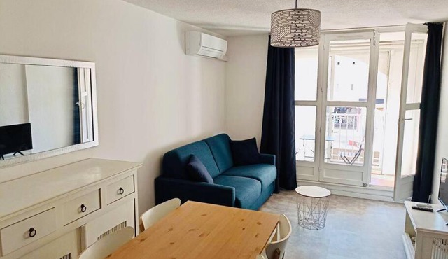 Studio tout confort Climatisé avec Wifi à 2mn à pied de la plage in Cap d'Agde