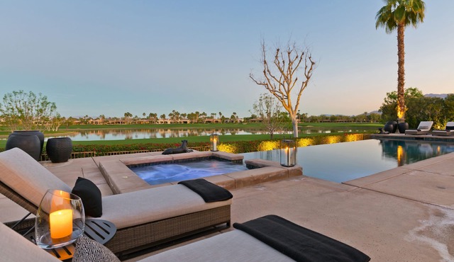 Stunning Contemporary Estate on PGA West w/spectacular lake views, Pool & Spa