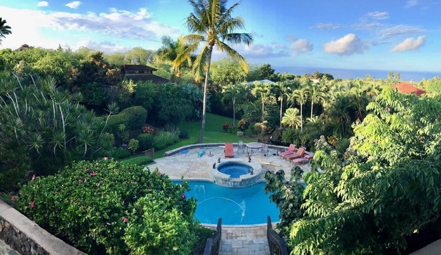 Stunning views! Exclusive pool, spa and big private yard.