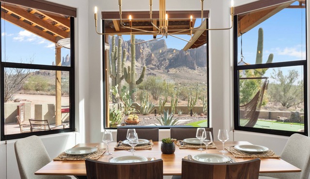 Superstition Mountain Views, Hot Tub, Putting Green, 2 Firepits, RV/Boat Parking in Apache Junction