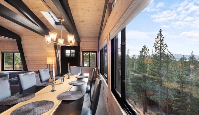 Tahoe Sanctuary | Hot Tub Sauna | Mountain & Lake Views | Air Conditioning
