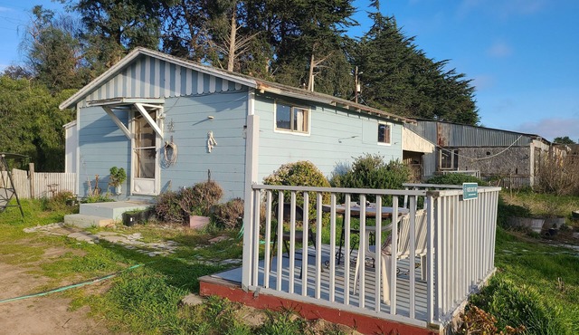 The Ganja Getaway 420 friendly cottage at cannabis farm on the PCH Highway 1.