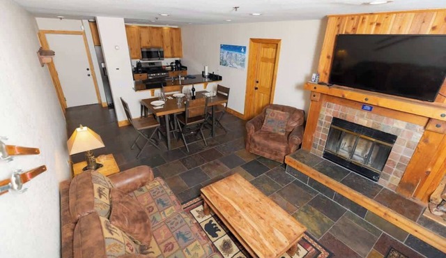 The Meadows-Cozy Family Condo in Kirkwood Deck