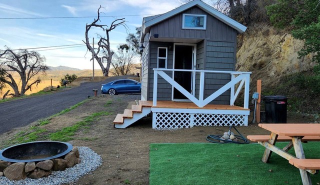 Tiny House Retreat: Pet-Friendly Haven with Fantastic Lake Views in Henshaw, CA