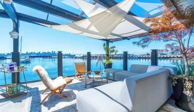 Vancouvers Largest Float Home | Ocean & City Views