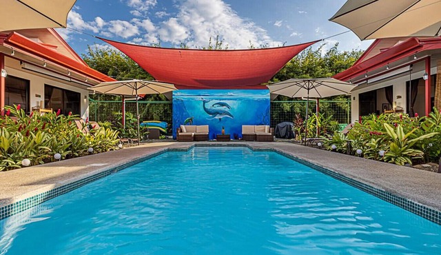 Villa Sloth, Uvita, 1BR/1BA, poolside, near beach