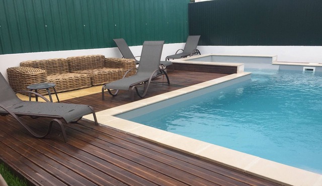 Villa with pool and jacuzzi, 5 minutes from the beach