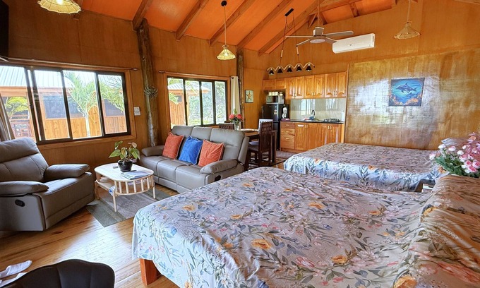 Savusavu Apartment | Starfish-Charming beachfront bungalow in Savusavu with Kitchen, AC, and WiFi