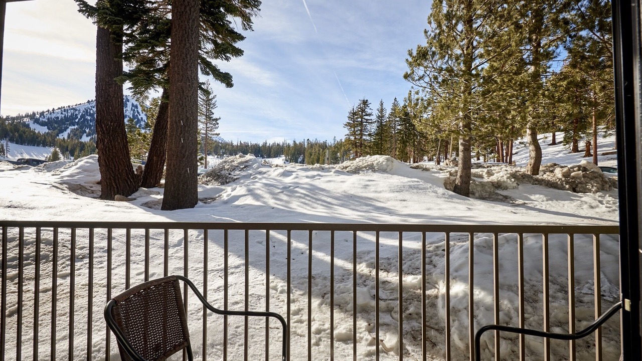 Photo of Patio Balcony in Mammoth Lakes