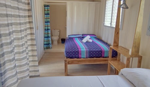 Economy Room, 2 Double Beds, Ensuite, Beachside