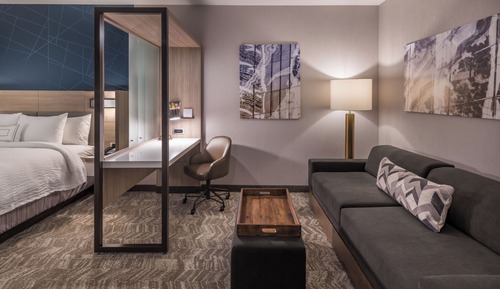 Suite, Multiple Beds, Hearing Accessible (Roll-in Shower)