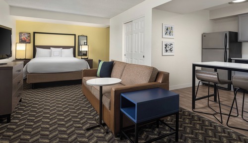 Studio, 1 Queen Bed with Sofa bed