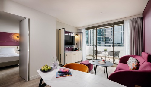 Suite, 1 Bedroom, Balcony, City View
