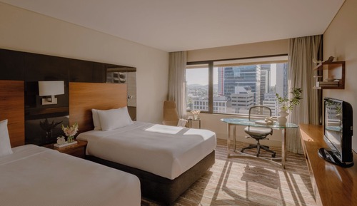 Classic Room, 2 Double Beds, Club Lounge Access (High Floor)